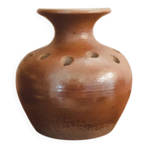 Vase, pique-fleurs en grès