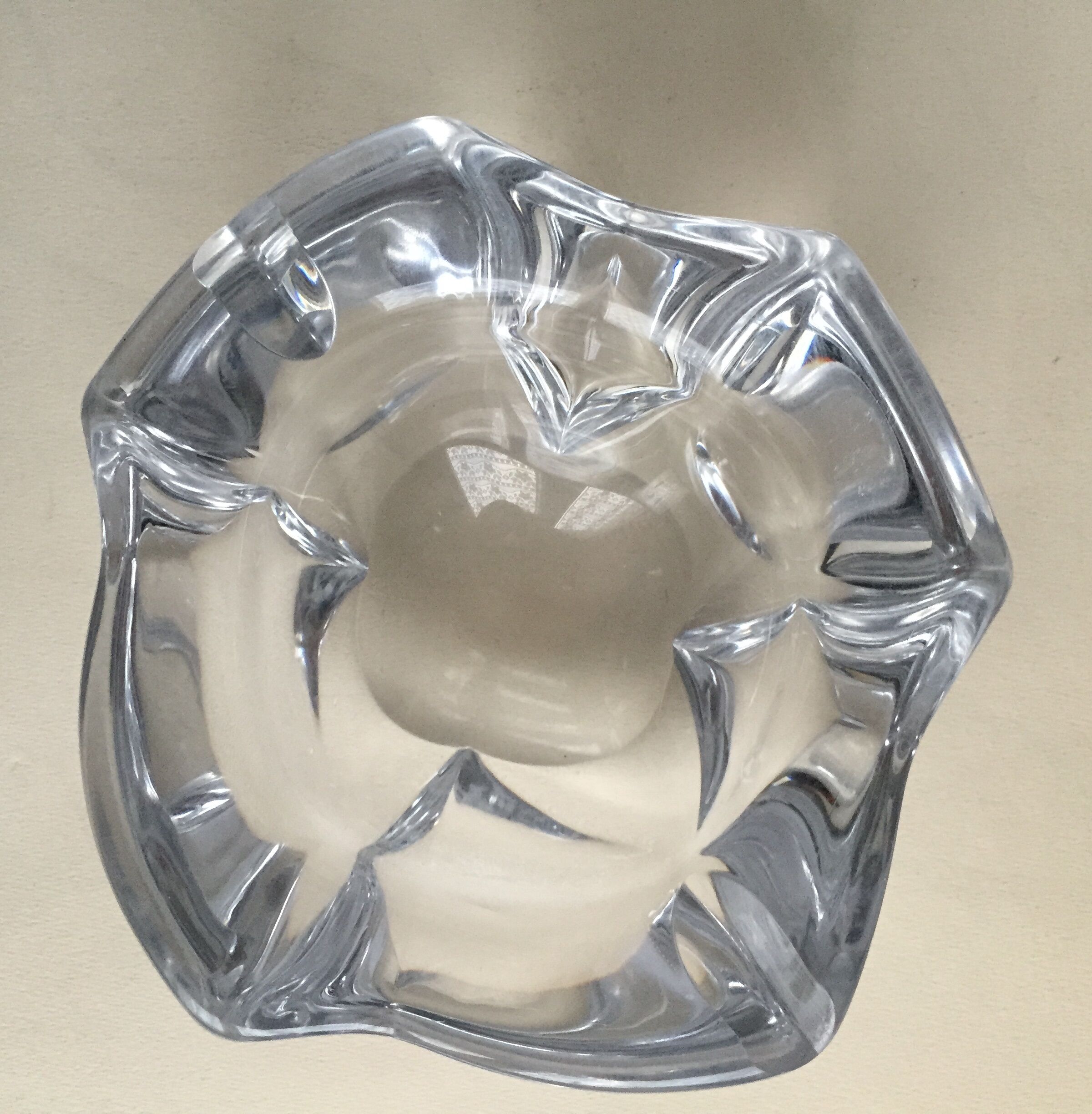 Empty Daum crystal pocket