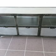 Vintage industrial metal sideboard