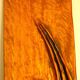 Carved wooden mirror, signed P. Guallino, "le passage", brutalist design from the 80s