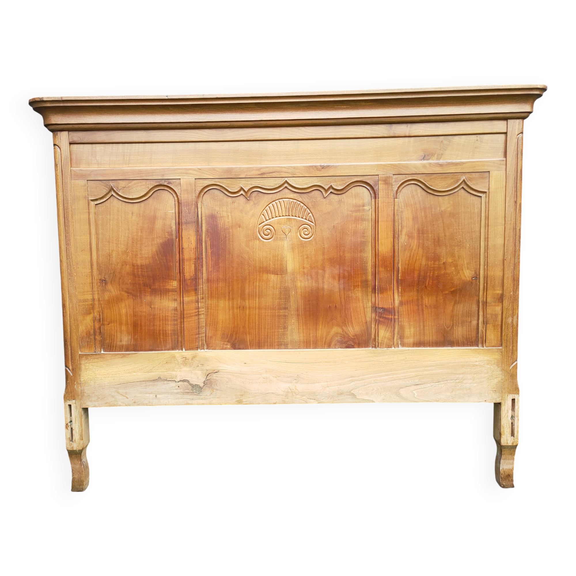 antique solid wood headboard