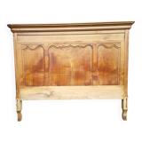 old solid wood headboard