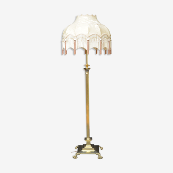 Lampadaire en laiton victorien