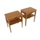 Pair of Scandinavian teak bedside tables, Björkås Möbelfabrik, Sweden, 1960