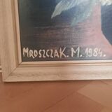 Painting bouquet of flowers