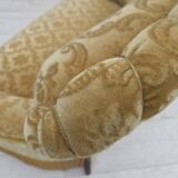 1950s, Danish 2-seater sofa, green/honing furniture velour.