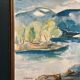 Original Swedish Oil on Canvas – “River” by Liljedahl – Signed – Dated 1986