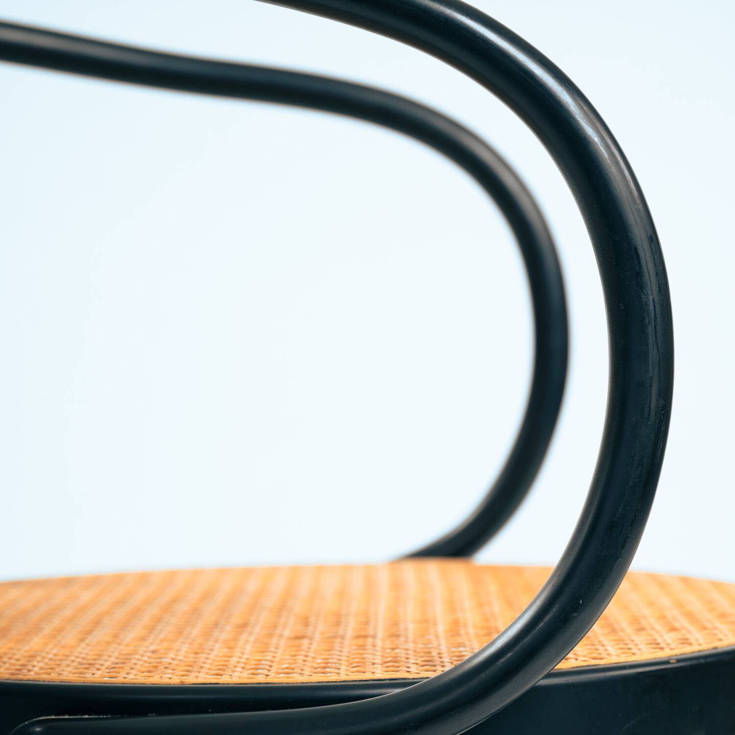 Thonet bentwood webbing chairs 214f 210r chairs, set of 2