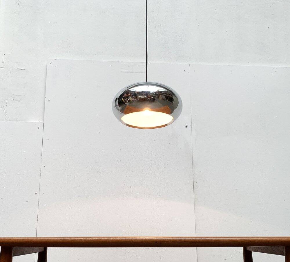 Mid-century Danish suspension light by Jo Hammerborg for Fog & Mørup, 1960s.
