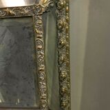Mirror by-close copper repulsed 19th century h 59 X l 34 cm