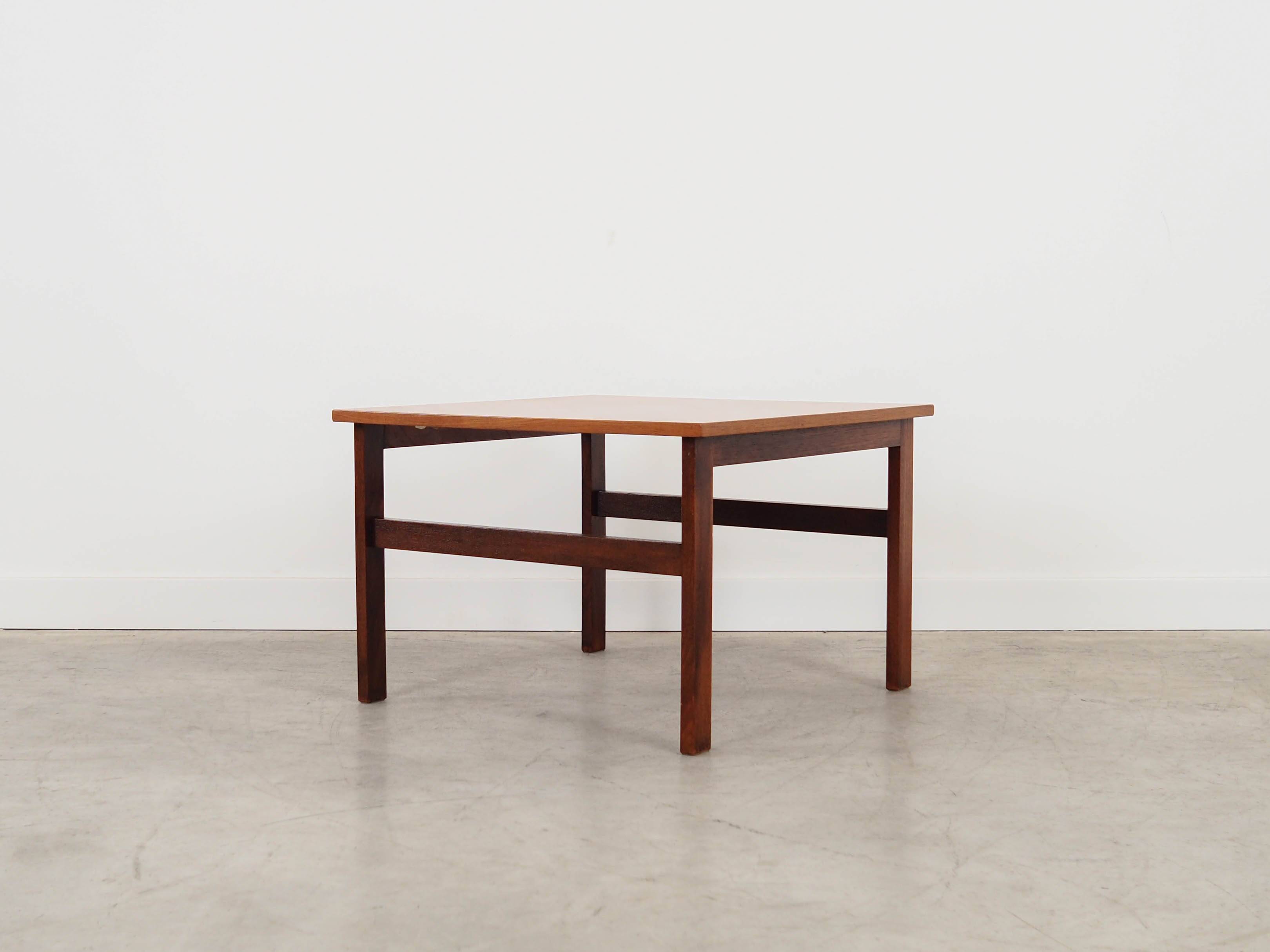 Mahogany coffee table, Danish design, 1970s, made in Denmark