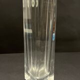 Square-based crystal vase