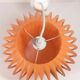 Vintage pendant lamp - Dutch design - Orange - Space Age