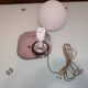White globe lamp retro space age with chrome base. Philips