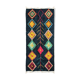 Azilal Style Carpet Blue cotton 80X180 cm