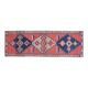 Tapis en laine et coton fait main Oushak turc des années 1970, 104x307.