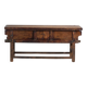 Old elm wood console – China, around 1900