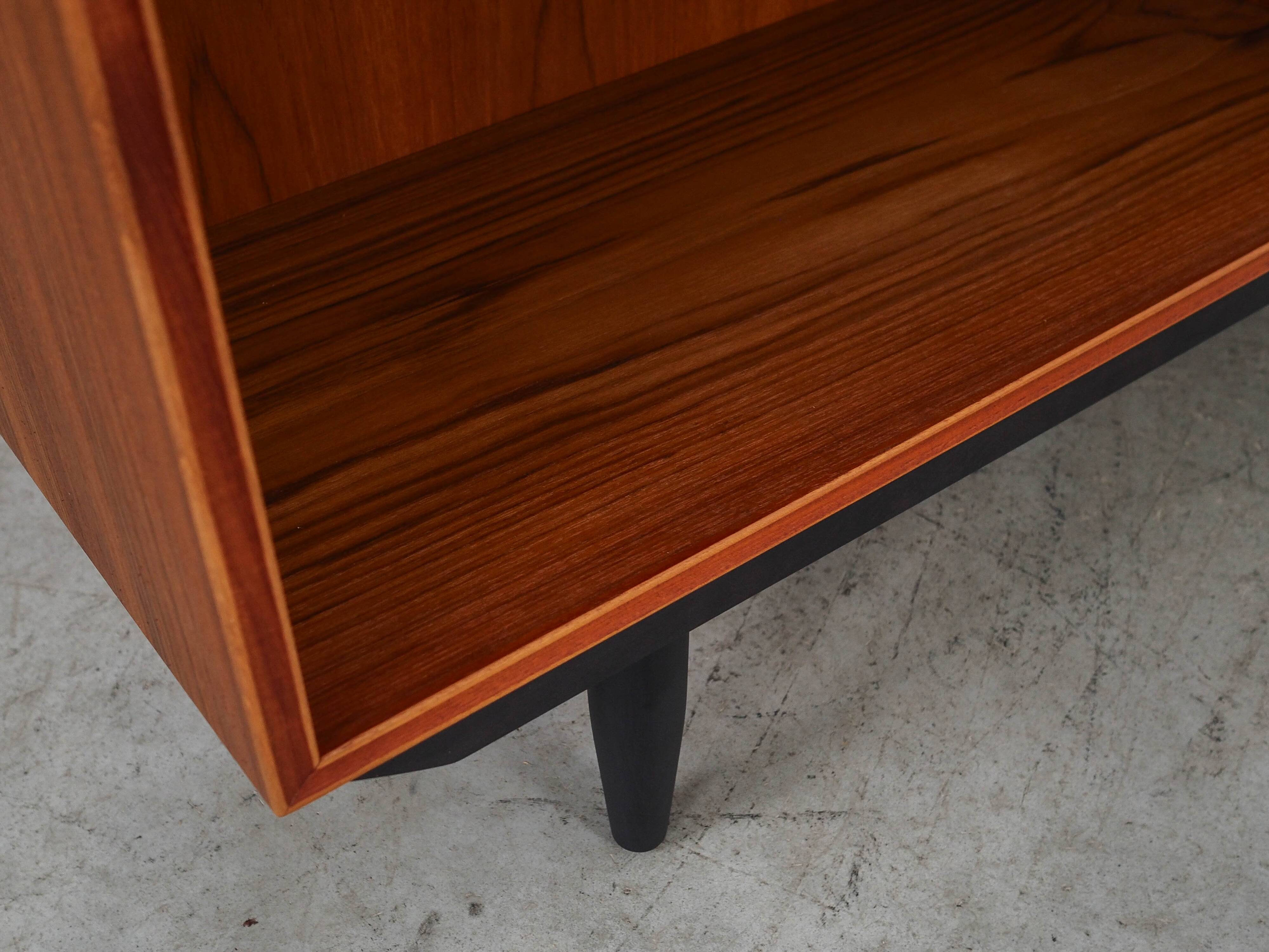 Teak bookcase, Danish design, 1970s, production: Denmark