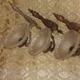 Appliques bronze / verre