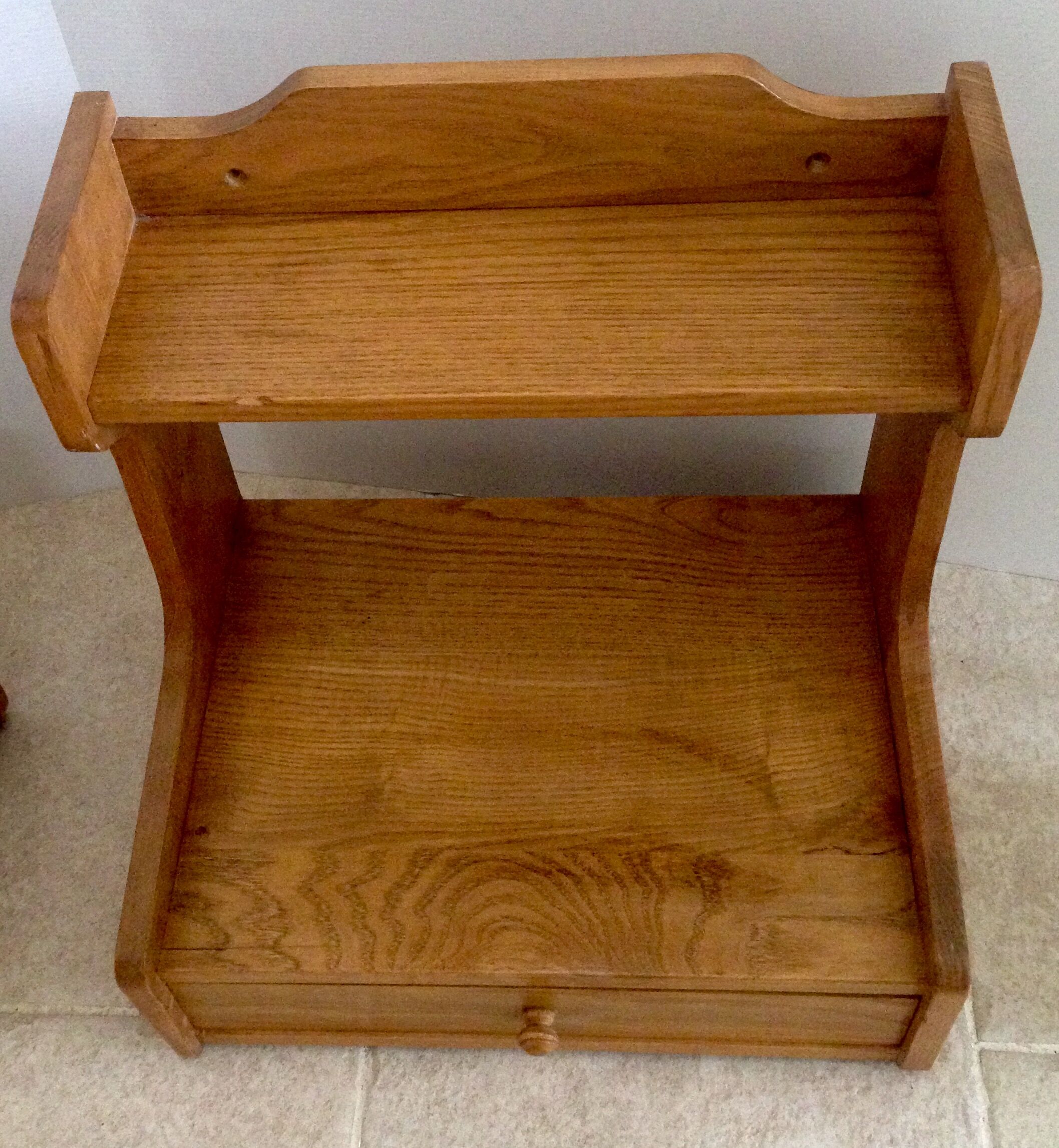 Pair of nightstands suspended vintage