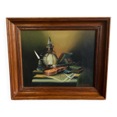 Oil on canvas signed Simon