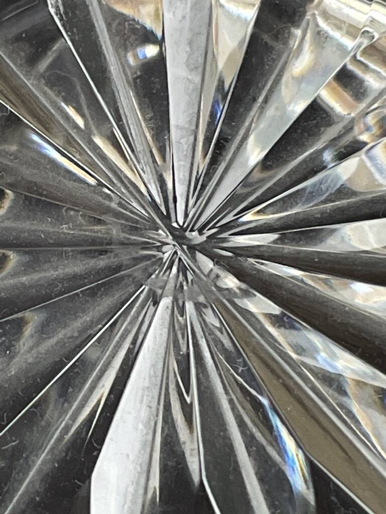 3 large Saint Louis Sammy service glasses stamped