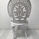 Old white rock garden furniture