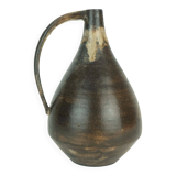 Vase en céramique moderne danoise, poterie d'atelier conny walther, danemark, années 1960-1970