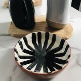 Morocco striped ceramic bowl