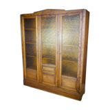 Bibliothèque Art Déco avec vitraux - années 1930