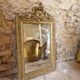 Miroir trumeau doré