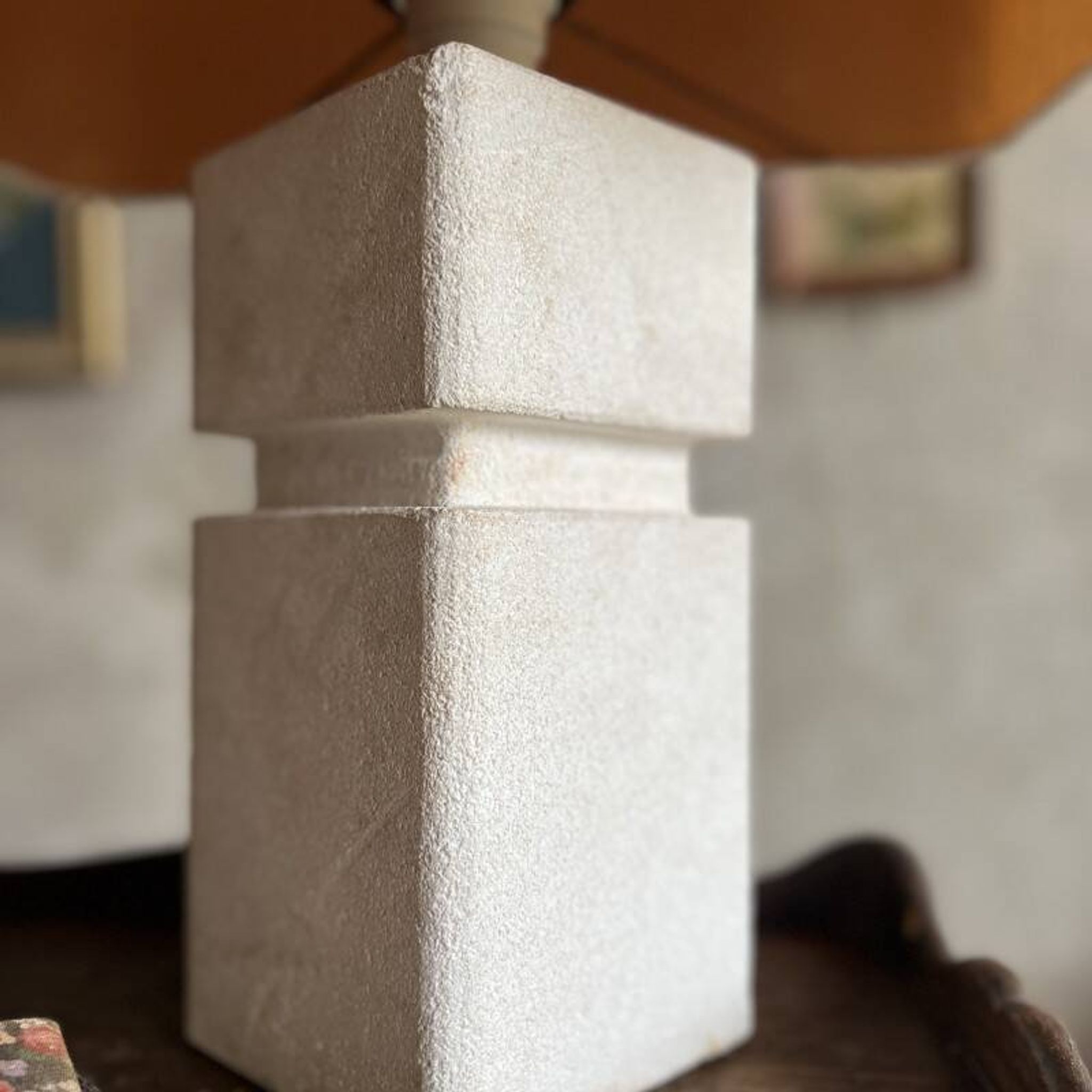Lampe en pierre