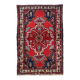 Tapis Hamadan vintage fait main en laine – 100 x 149 cm - 1C1041