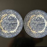 8 English ironstone plates