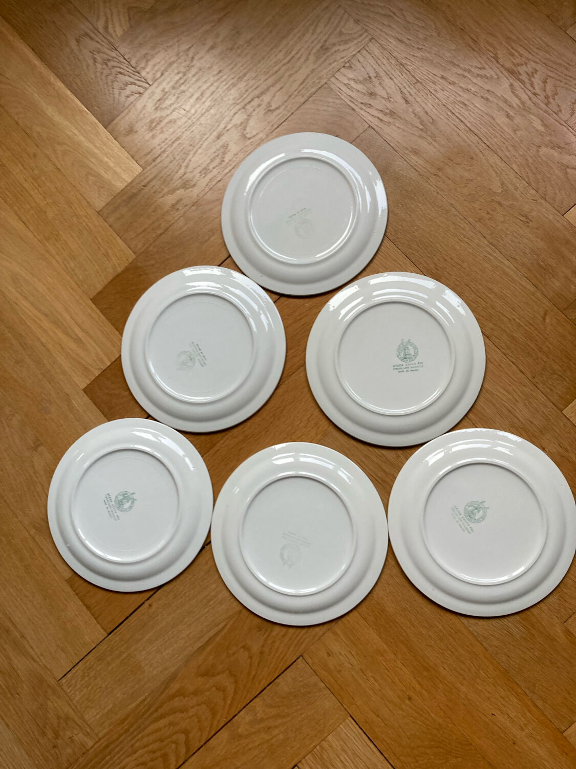 Dessert plates flowers mill of wolves MDL