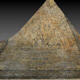 Large kashmir silk rug - india, handmade. - ✔ size: 3.95 x 2.75 metres