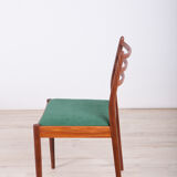 Fabric and teak dining chairs by Victor Wilkins for G-Plan, 1960s, set of 6