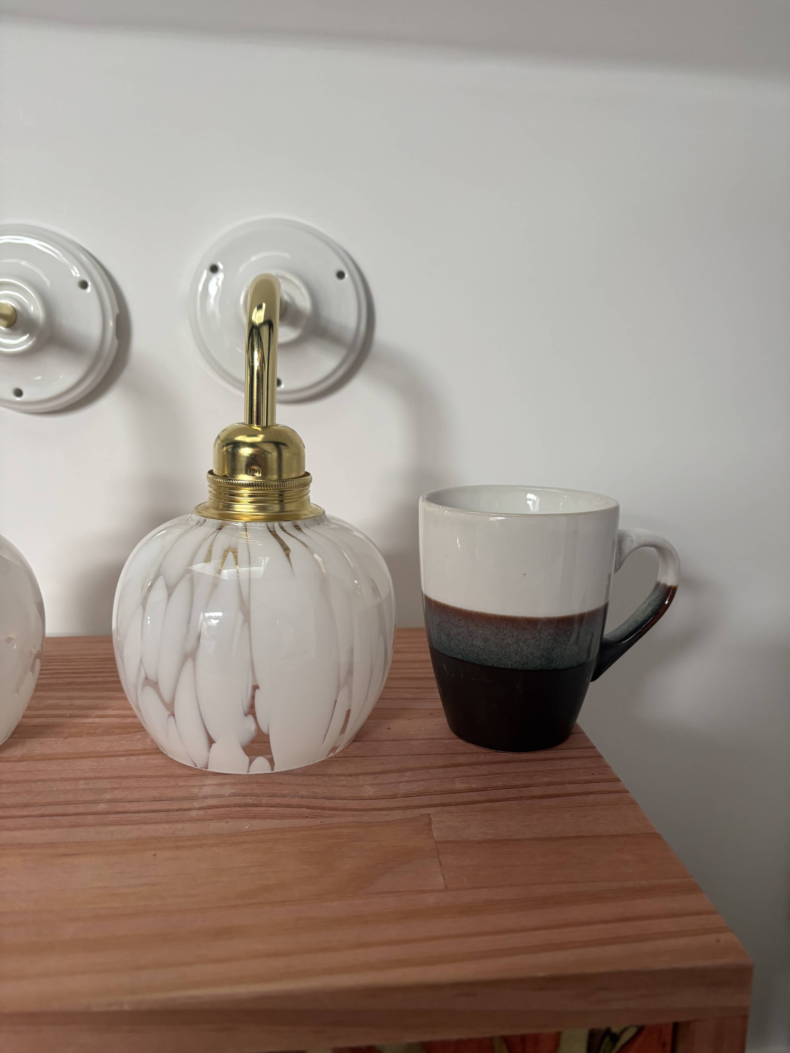 Pair of vintage wall sconces