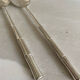 Couverts salade vintage bambou
