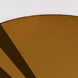 Miroir mural exclusif 'Ventaglio' de Giuseppe Raimondi pour Cristal Art Torino, années 80