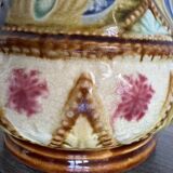 Antique Art Nouveau barbotine jug