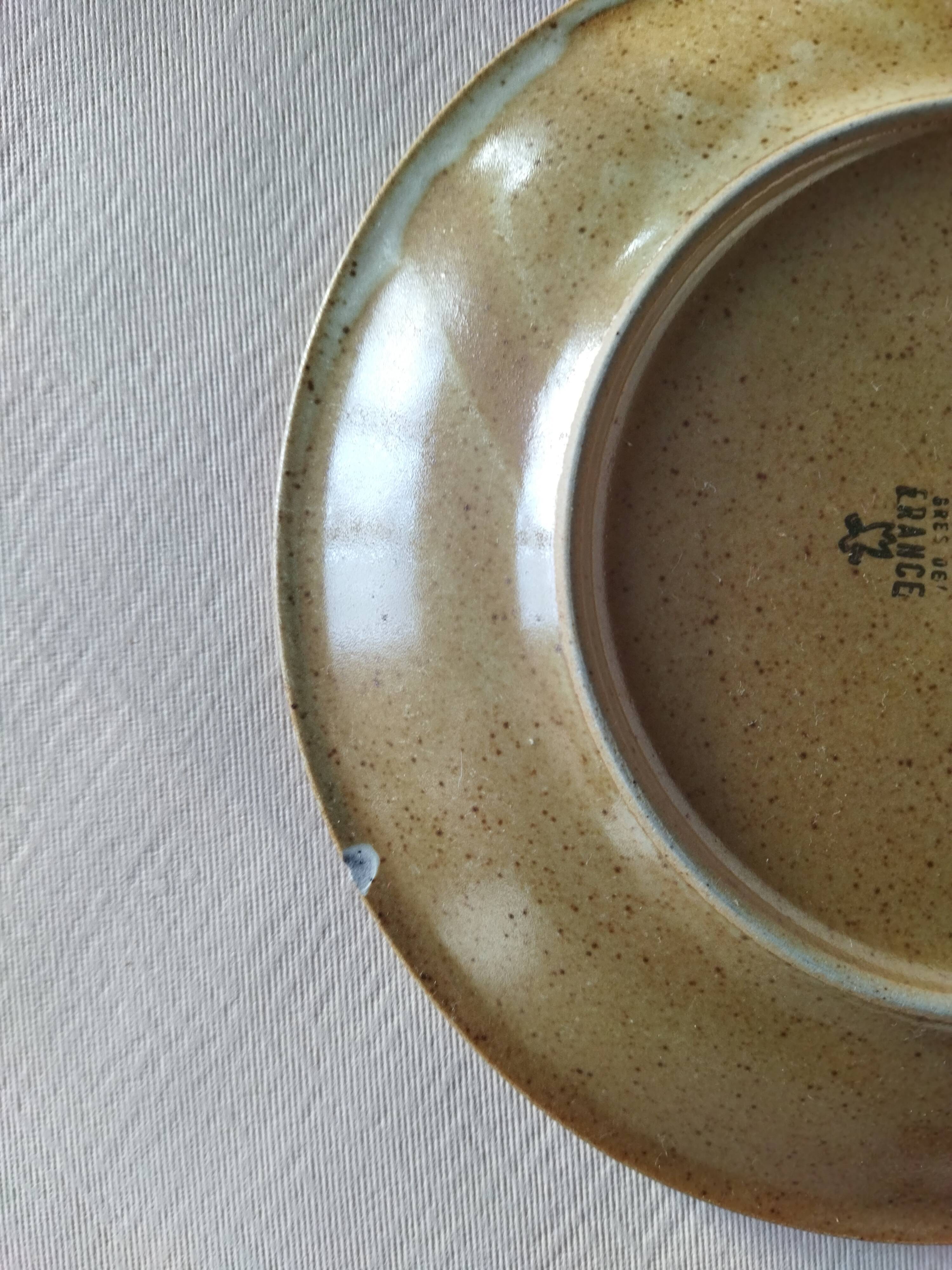 Brenne stoneware dessert plates