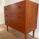 Commode en teck design vintage