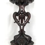 Richly carved walnut harness, 18th century