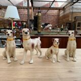 Series of dogs faience by desvres