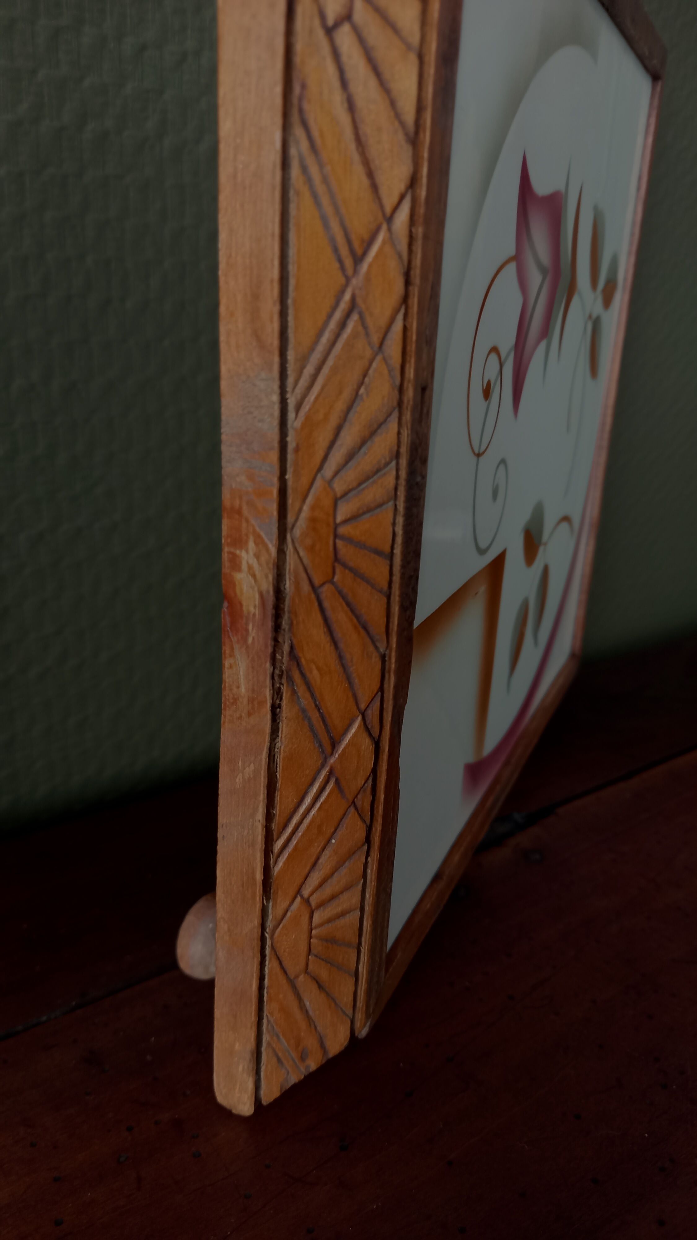 Faience tile trivia and Art Deco carved wooden tower