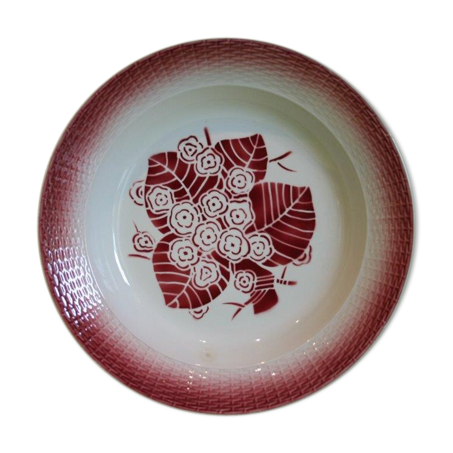 K & G Luneville hollow round serving dish