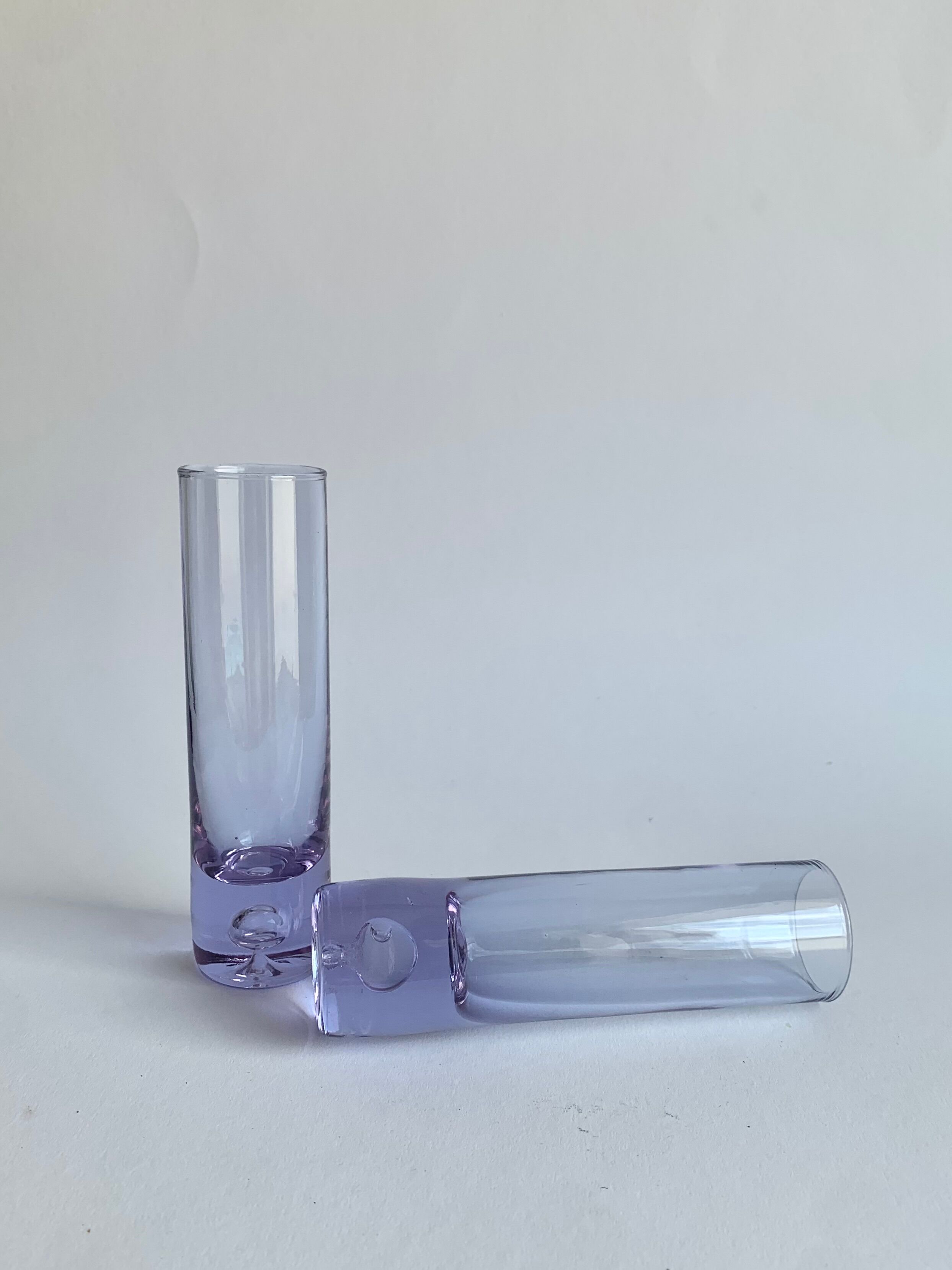 Set of 6 Alexandrit glasses designed by Sergio Asti for Arnolfo di Cambio,