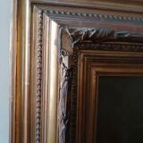 Oil painting on canvas portrait mid-19th century - German school