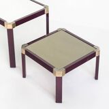 Vintage Regency Style Nesting Tables Attribution Roméo Rega France 70s
